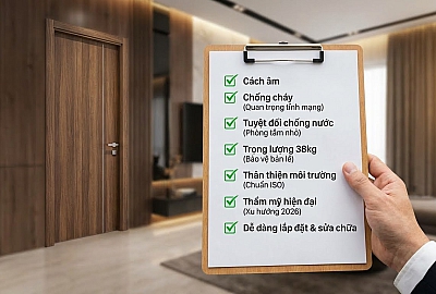 7 Tiêu Chí Chọn Cửa Gỗ Chung Cư: Đừng Để "Tiền Mất Tật Mang"