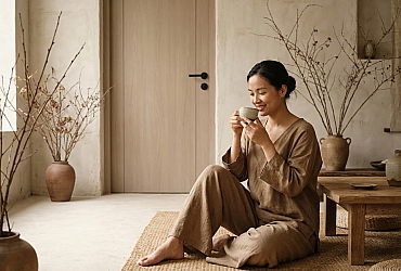 Cửa Gỗ Wabi Sabi & Zen: Vẻ Đẹp Của Sự "Mộc" Giữa Phố Thị Ồn Ào